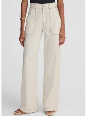 Madewell Superwide Leg Utility Jeans - Vintage Canvas